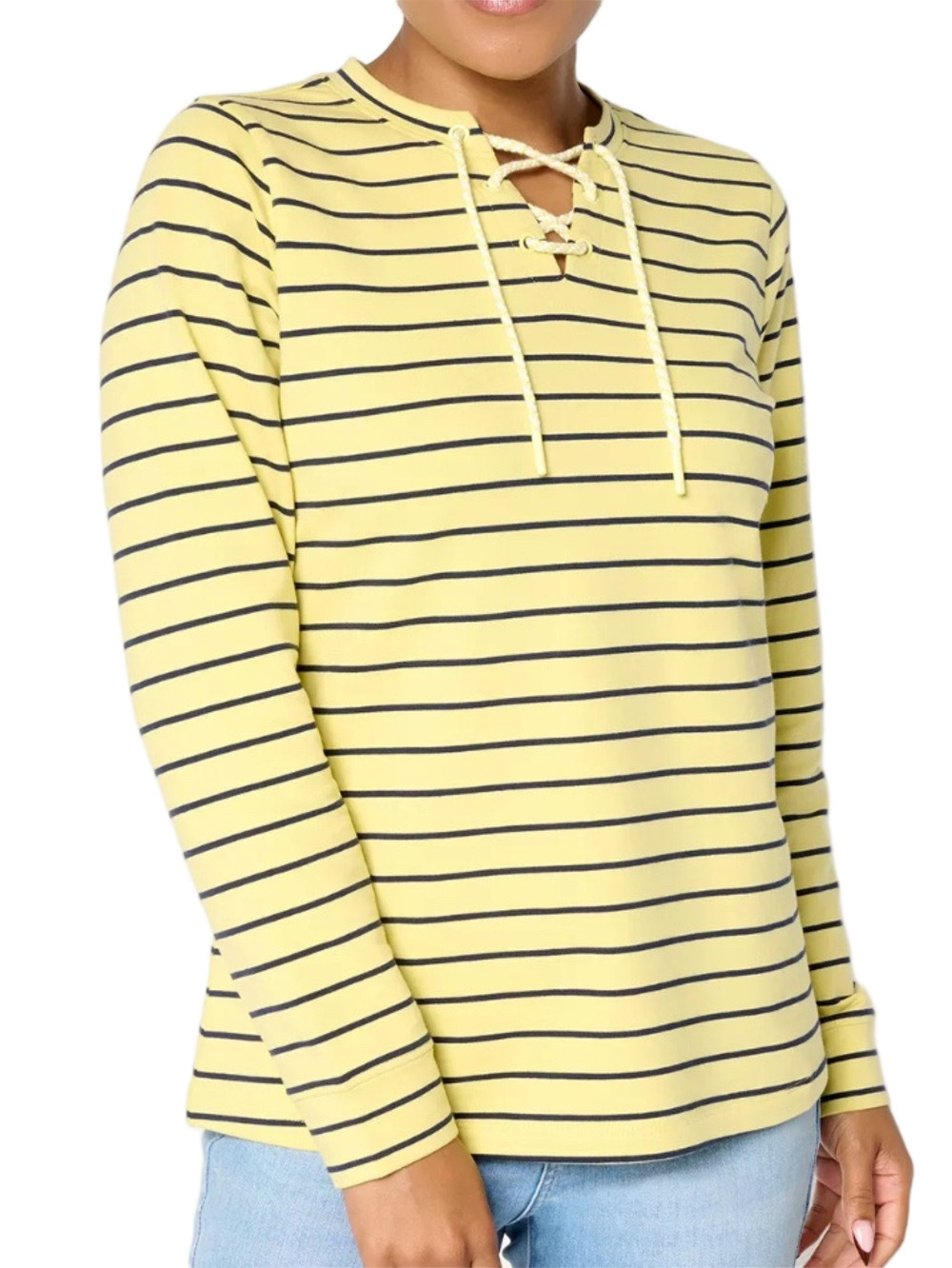 212. WOMENS DENIM + COMPANY XL DETAIL TOP